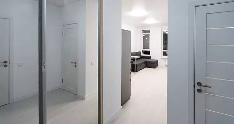 Modern Mirrored Closet Doors Repair in Millbrae, CA